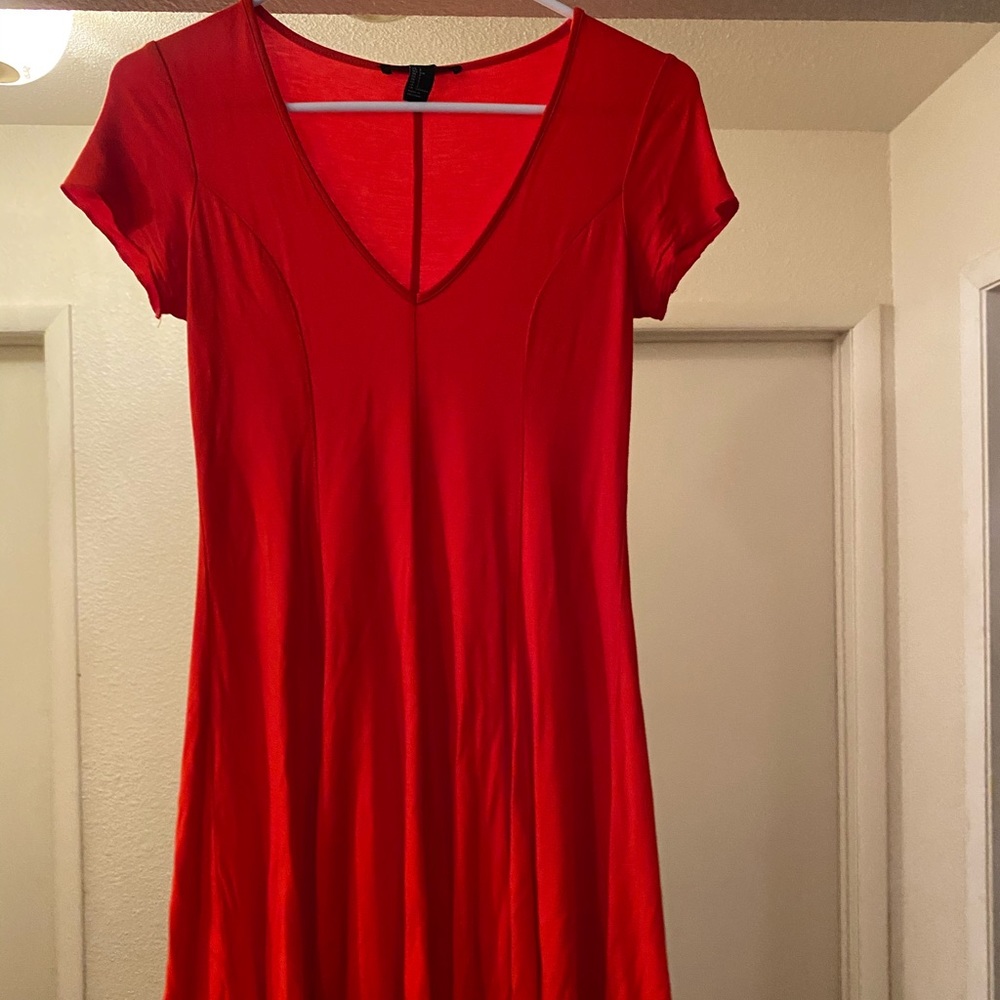 Red Skater Dress